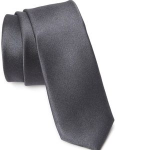 NWT Original Penguin Solid Satin Super Slim Tie